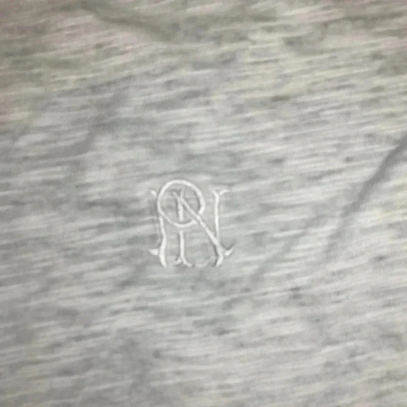 Mens Grey V-Neck Tee - 2XL - Picture 3 of 11